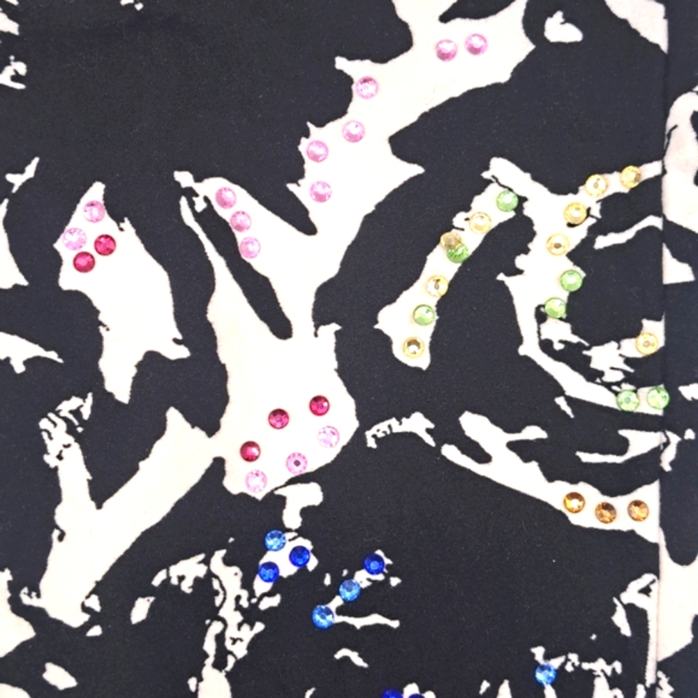 COMING SOON! DAZZLING RHINESTONE FLORAL PANTS! - Picture 3 of 7